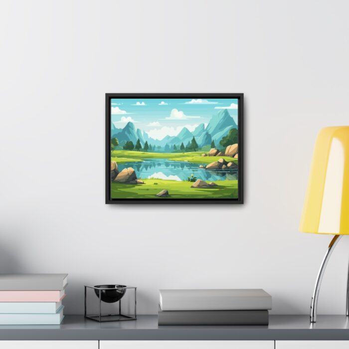 Mountain Landscape Canvas Horizontal Frame - Image 9