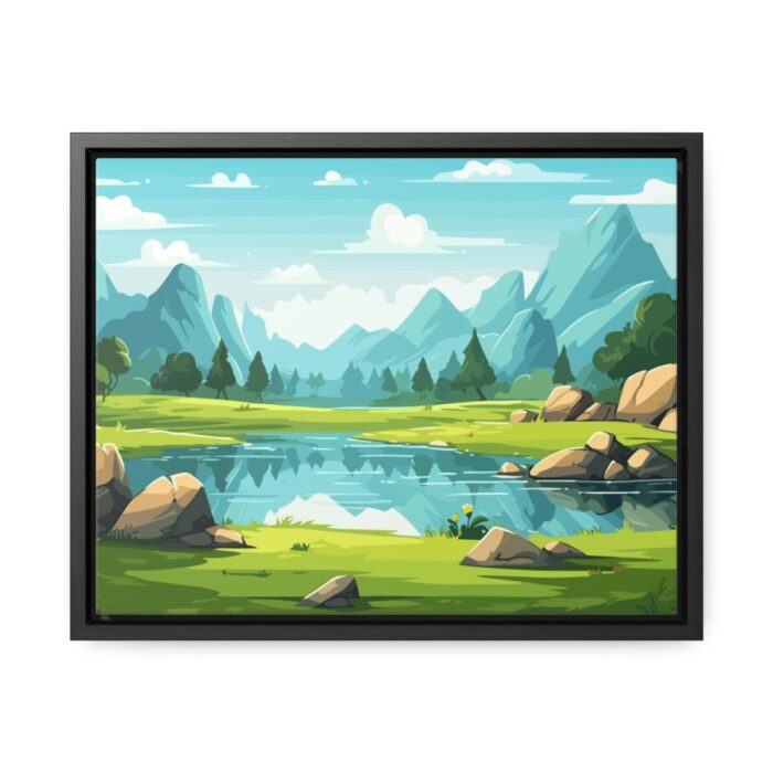 Mountain Landscape Canvas Horizontal Frame - Image 6