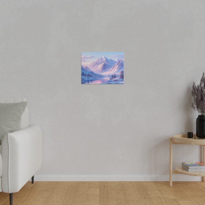 Winter Mountain Matte Canvas - Image 3