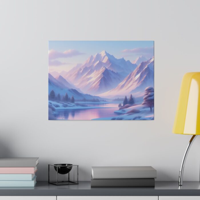 Winter Mountain Matte Canvas - Image 4