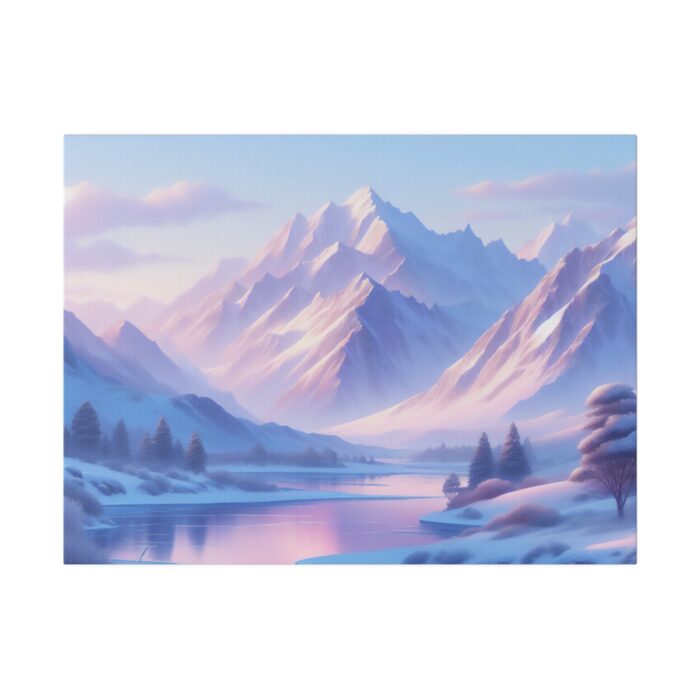 Winter Mountain Matte Canvas