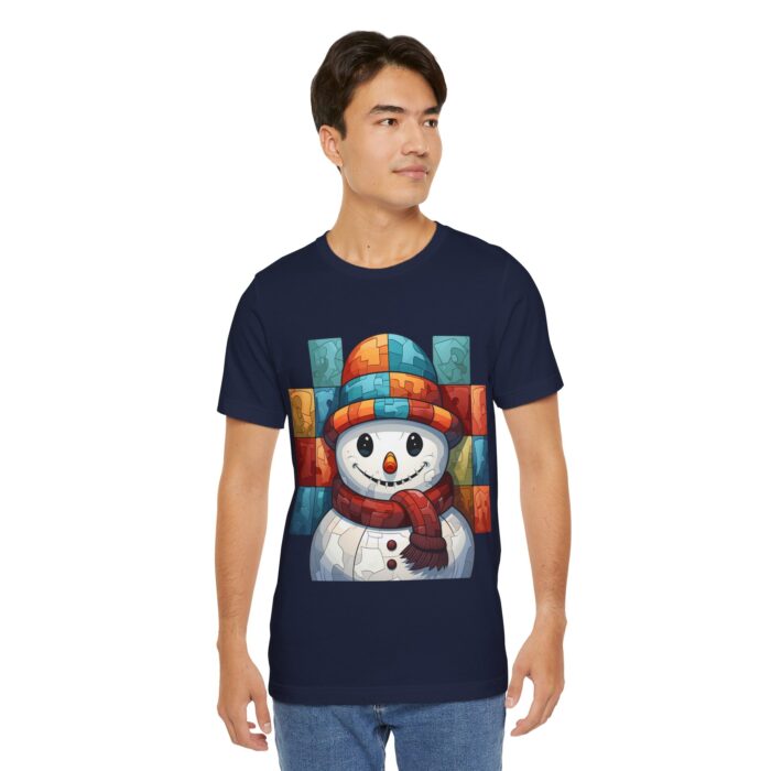 Snowman Unisex Jersey Short Sleeve Tee - Image 223