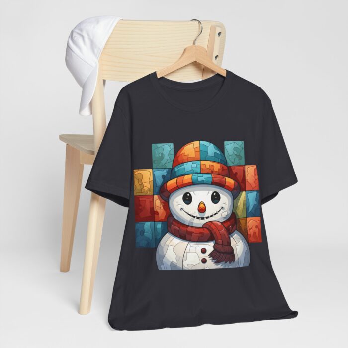 Snowman Unisex Jersey Short Sleeve Tee - Image 66