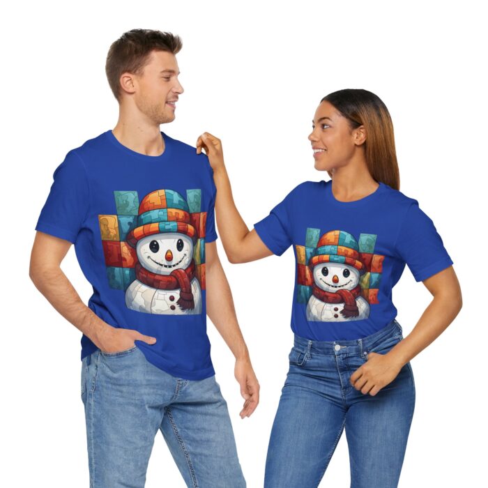 Snowman Unisex Jersey Short Sleeve Tee - Image 141