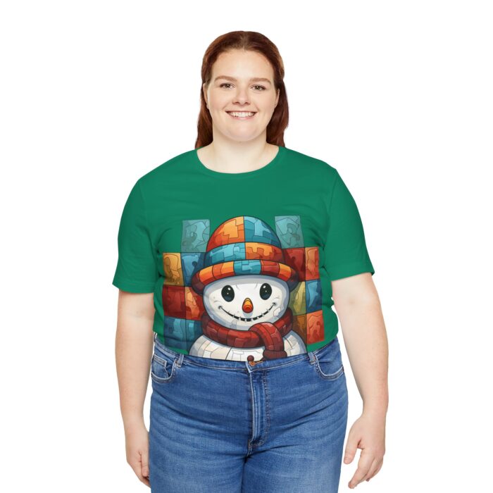 Snowman Unisex Jersey Short Sleeve Tee - Image 102