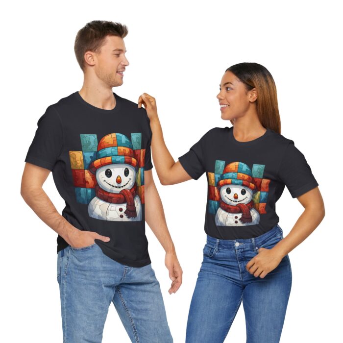 Snowman Unisex Jersey Short Sleeve Tee - Image 83