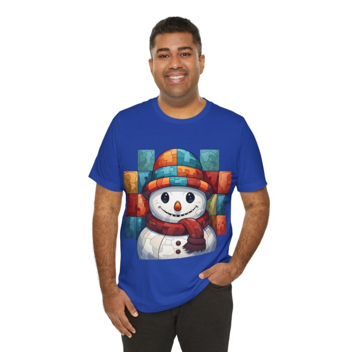 Snowman Unisex Jersey Short Sleeve Tee - Image 132