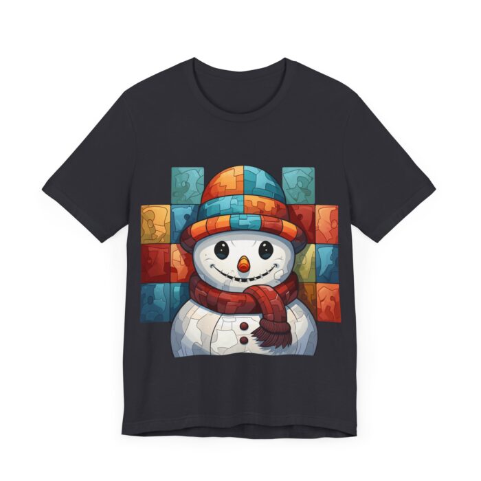 Snowman Unisex Jersey Short Sleeve Tee - Image 61