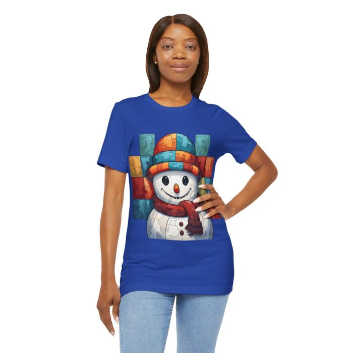 Snowman Unisex Jersey Short Sleeve Tee - Image 138