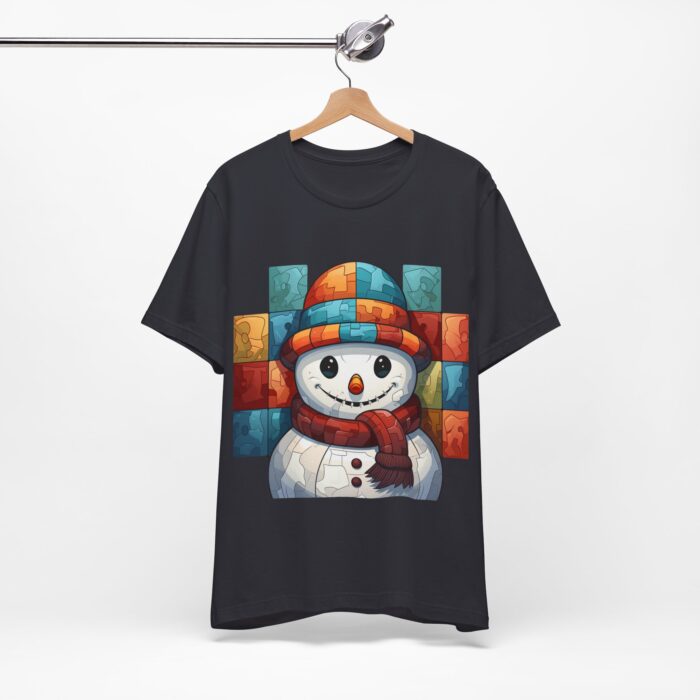 Snowman Unisex Jersey Short Sleeve Tee - Image 65