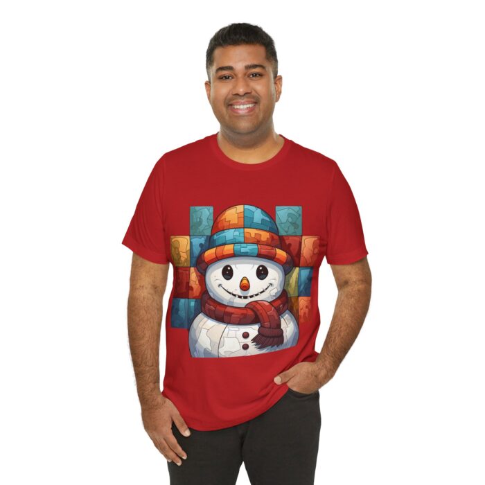 Snowman Unisex Jersey Short Sleeve Tee - Image 277