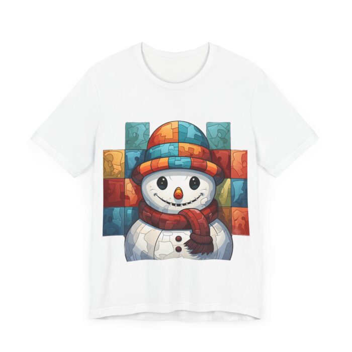 Snowman Unisex Jersey Short Sleeve Tee - Image 3