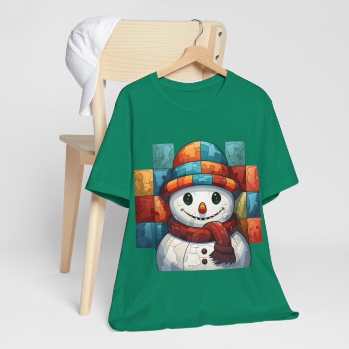 Snowman Unisex Jersey Short Sleeve Tee - Image 95