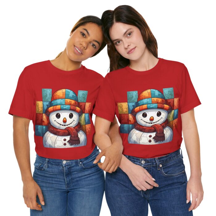 Snowman Unisex Jersey Short Sleeve Tee - Image 287