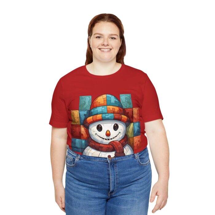 Snowman Unisex Jersey Short Sleeve Tee - Image 276