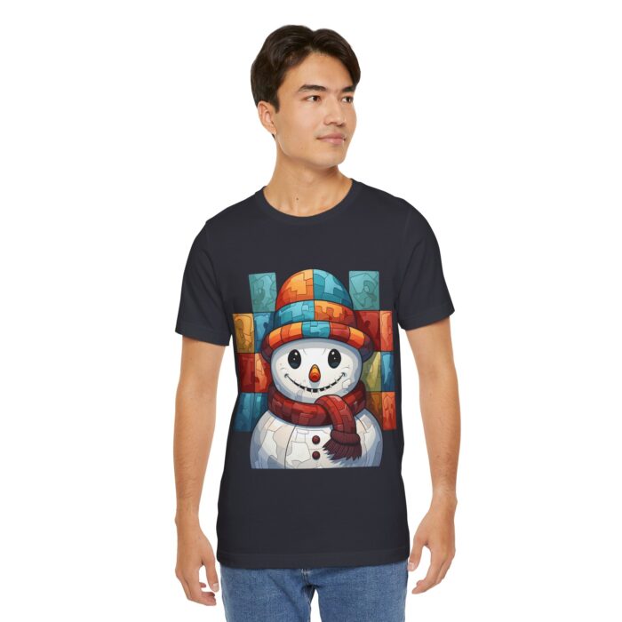 Snowman Unisex Jersey Short Sleeve Tee - Image 78