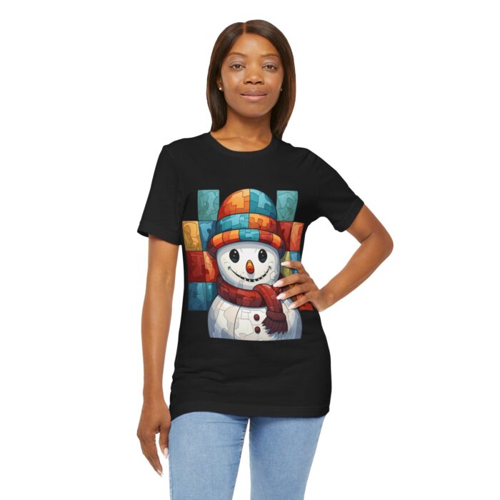 Snowman Unisex Jersey Short Sleeve Tee - Image 51