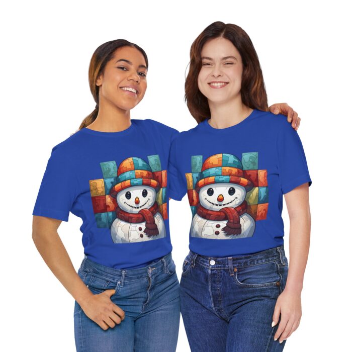 Snowman Unisex Jersey Short Sleeve Tee - Image 143