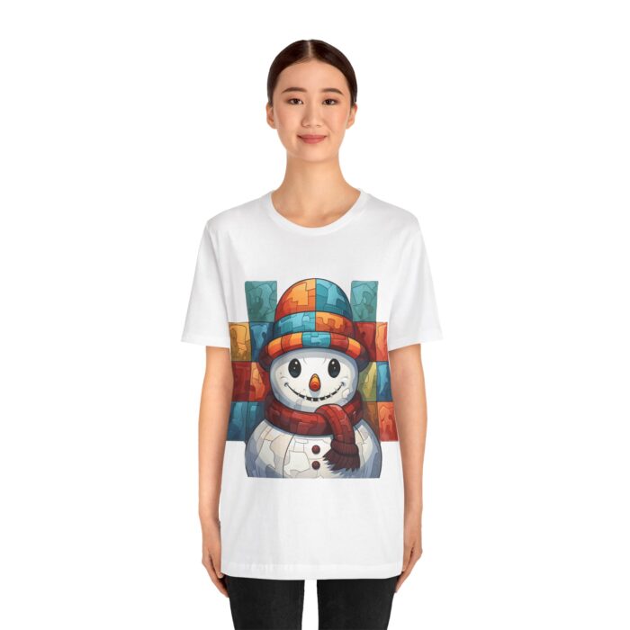 Snowman Unisex Jersey Short Sleeve Tee - Image 11