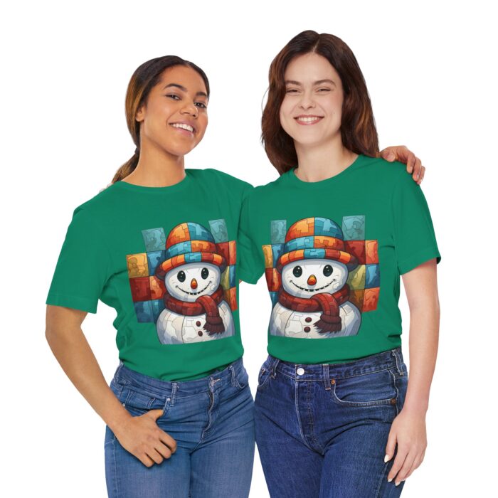 Snowman Unisex Jersey Short Sleeve Tee - Image 114