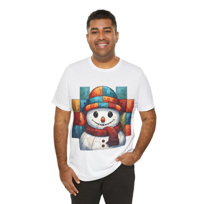 Snowman Unisex Jersey Short Sleeve Tee - Image 16