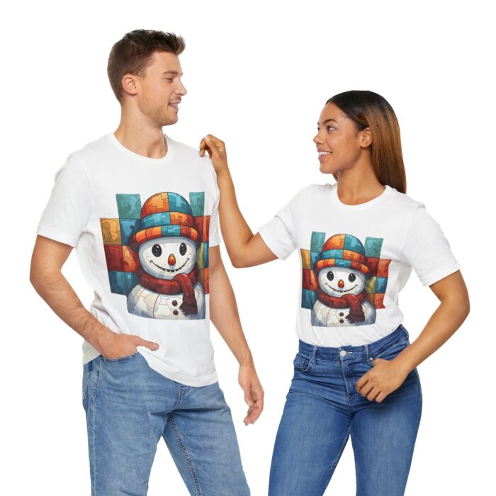 Snowman Unisex Jersey Short Sleeve Tee - Image 25