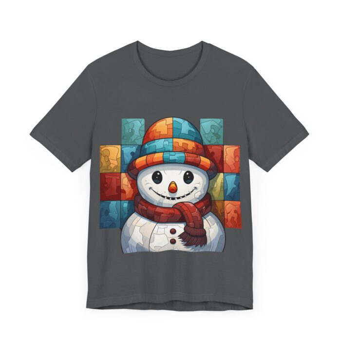 Snowman Unisex Jersey Short Sleeve Tee - Image 148