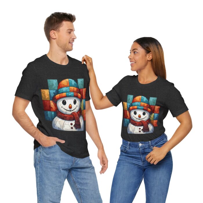 Snowman Unisex Jersey Short Sleeve Tee - Image 199