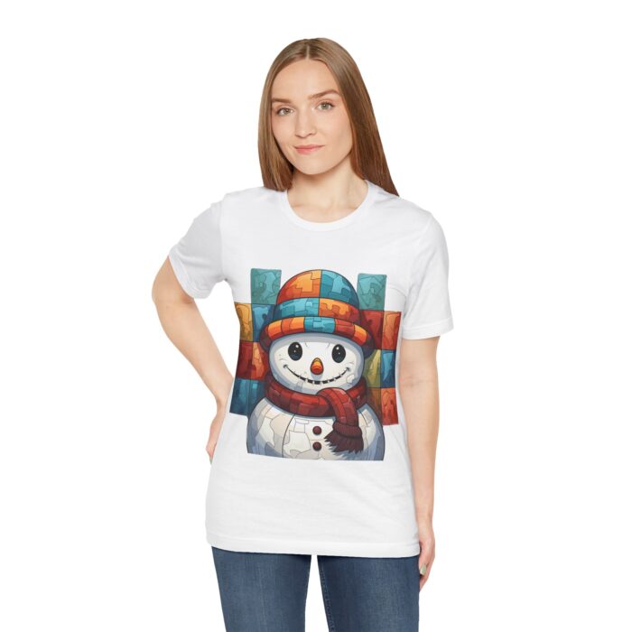 Snowman Unisex Jersey Short Sleeve Tee - Image 13