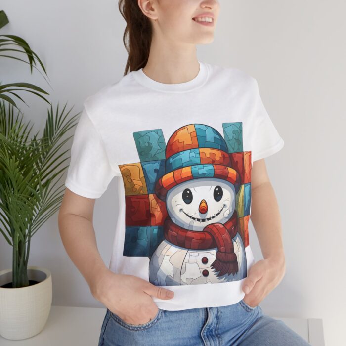 Snowman Unisex Jersey Short Sleeve Tee - Image 24