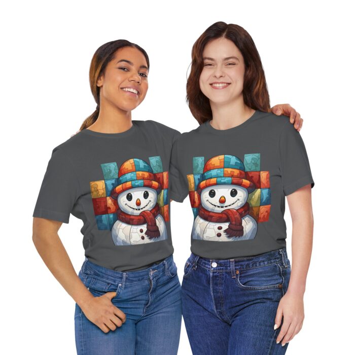 Snowman Unisex Jersey Short Sleeve Tee - Image 172