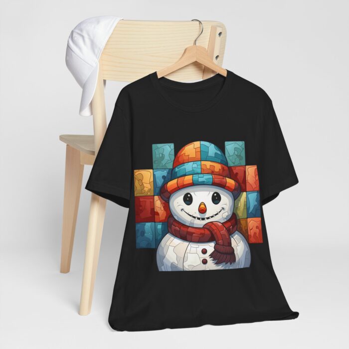 Snowman Unisex Jersey Short Sleeve Tee - Image 37