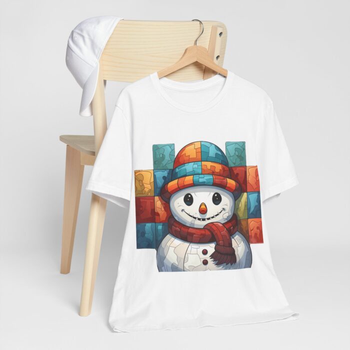 Snowman Unisex Jersey Short Sleeve Tee - Image 8