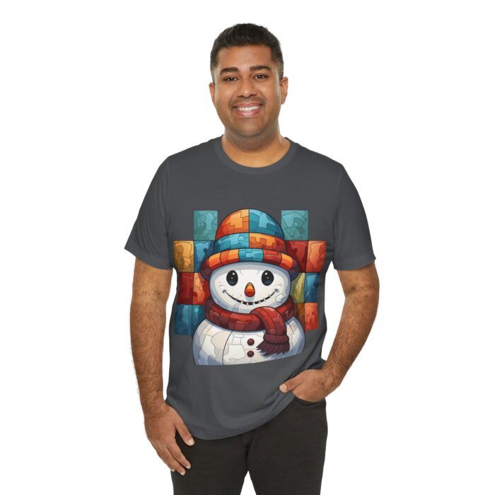 Snowman Unisex Jersey Short Sleeve Tee - Image 161