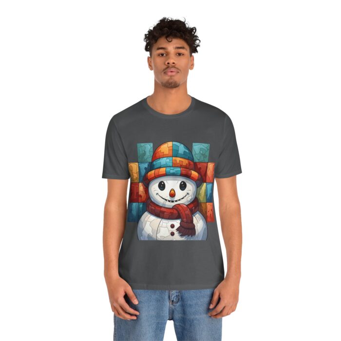 Snowman Unisex Jersey Short Sleeve Tee - Image 157