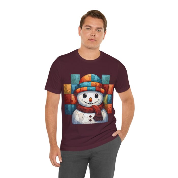 Snowman Unisex Jersey Short Sleeve Tee - Image 246