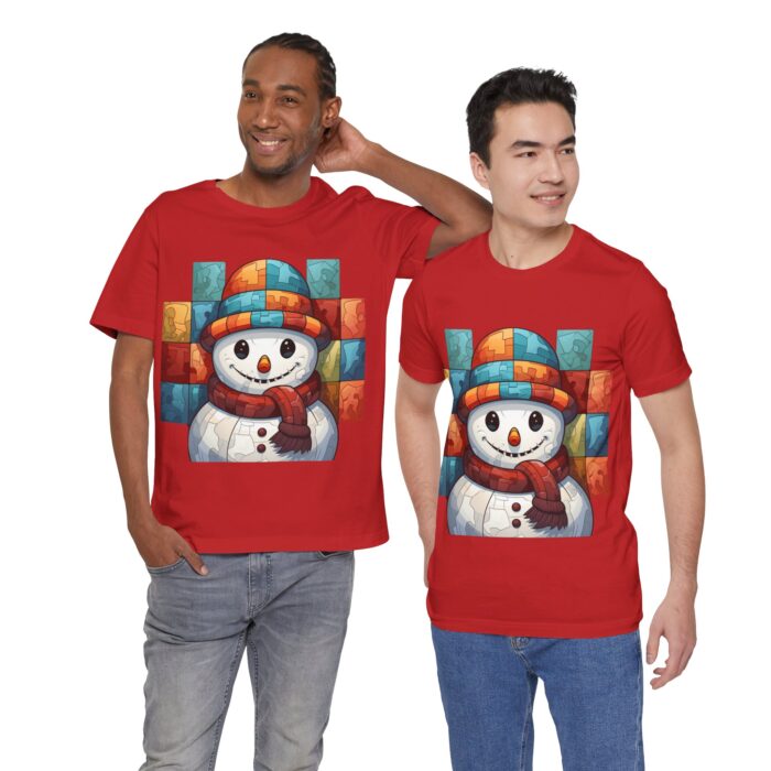 Snowman Unisex Jersey Short Sleeve Tee - Image 289