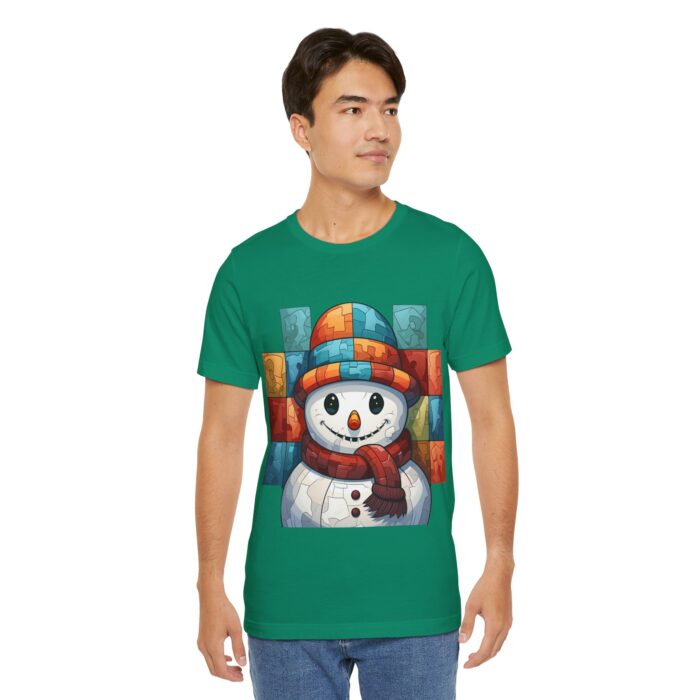 Snowman Unisex Jersey Short Sleeve Tee - Image 107