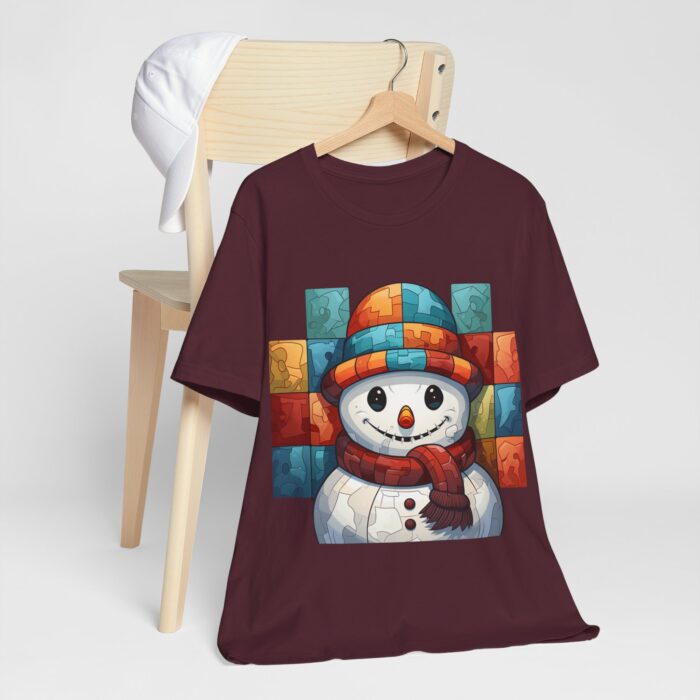 Snowman Unisex Jersey Short Sleeve Tee - Image 240