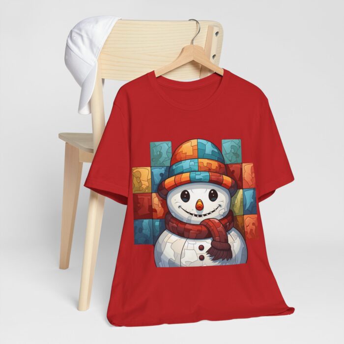 Snowman Unisex Jersey Short Sleeve Tee - Image 269