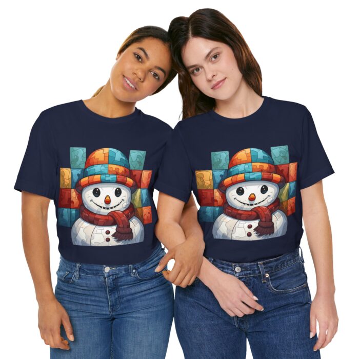 Snowman Unisex Jersey Short Sleeve Tee - Image 229