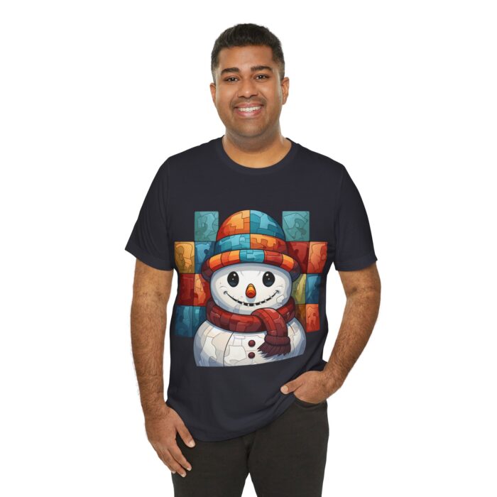 Snowman Unisex Jersey Short Sleeve Tee - Image 74