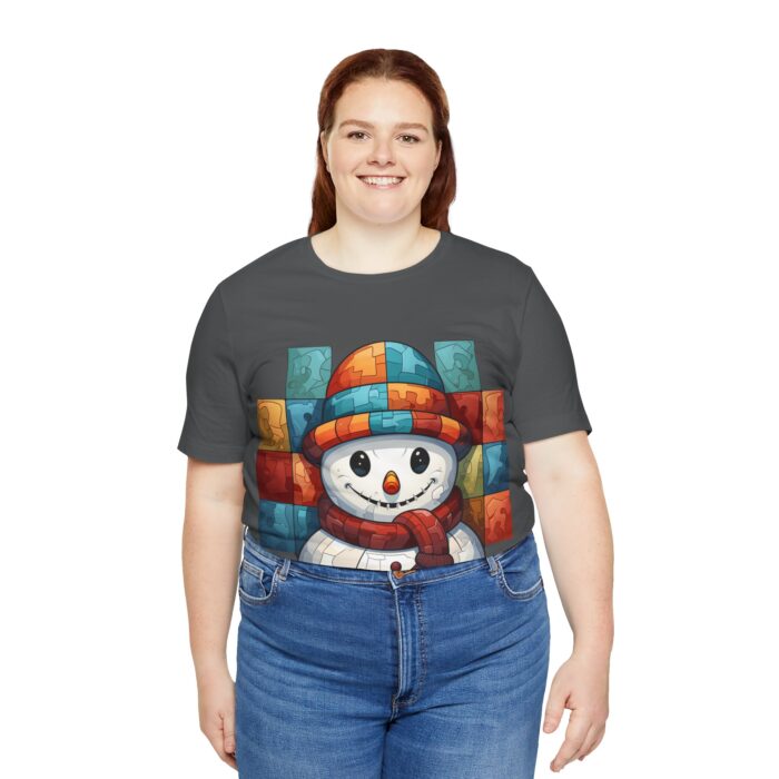 Snowman Unisex Jersey Short Sleeve Tee - Image 160