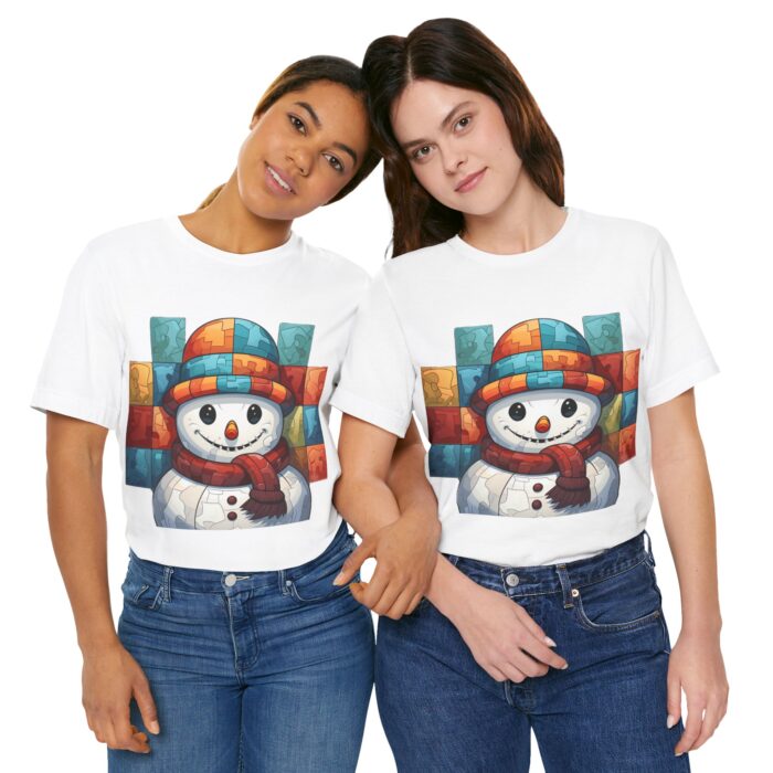 Snowman Unisex Jersey Short Sleeve Tee - Image 26