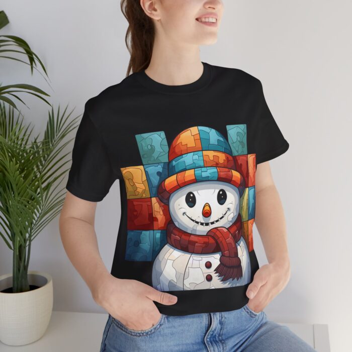 Snowman Unisex Jersey Short Sleeve Tee - Image 53