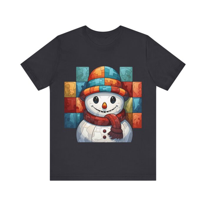 Snowman Unisex Jersey Short Sleeve Tee - Image 59