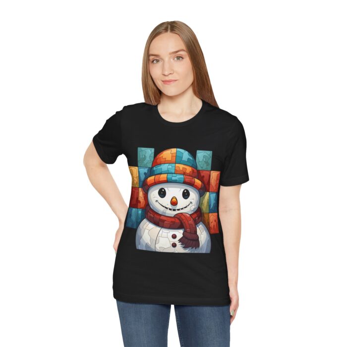 Snowman Unisex Jersey Short Sleeve Tee - Image 42