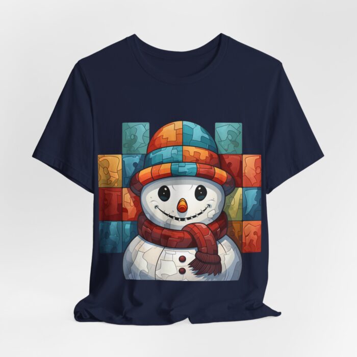 Snowman Unisex Jersey Short Sleeve Tee - Image 209