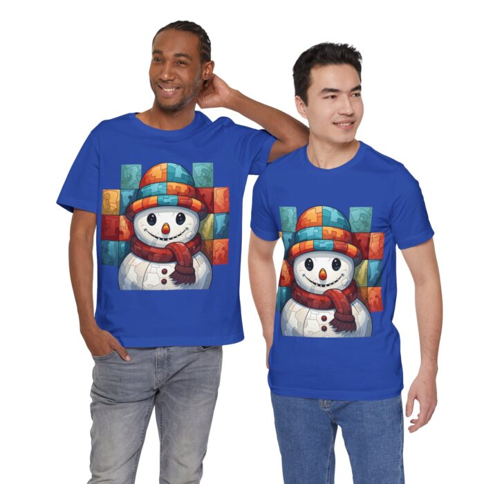 Snowman Unisex Jersey Short Sleeve Tee - Image 144