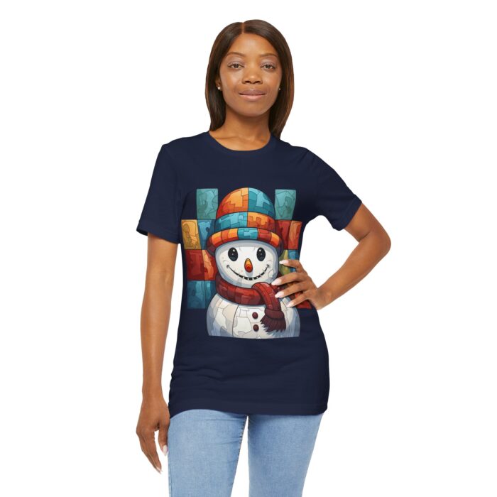 Snowman Unisex Jersey Short Sleeve Tee - Image 225